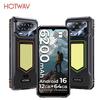 HOTWAV T8 Outdoor Handy 2026, Android 16 ,12GB+64GB/2TB, 6200mAh 20W, 6.75" 120Hz, Smartphone para Exteriores, IA Gemini, NFC/Identificación Facial/Resistente al Agua/Doble SIM/OTG