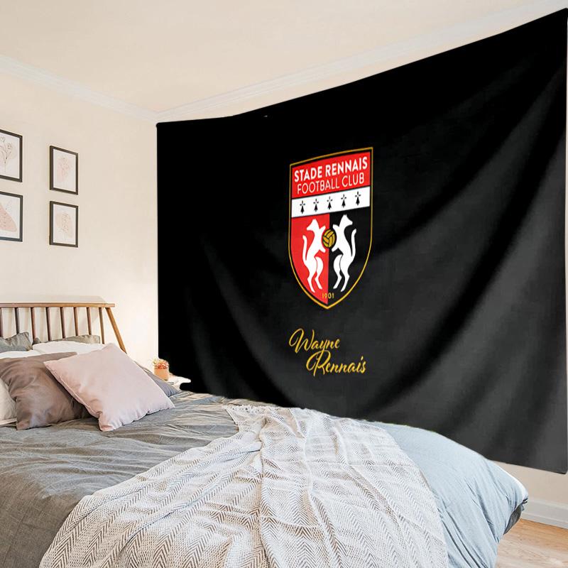 Stade Fc Emblem Tapestry, Unique Design Tapestry, Wall Decor for Bedroom,Livingroom, Playroom,Heartwarming Fan Holiday Gifts
