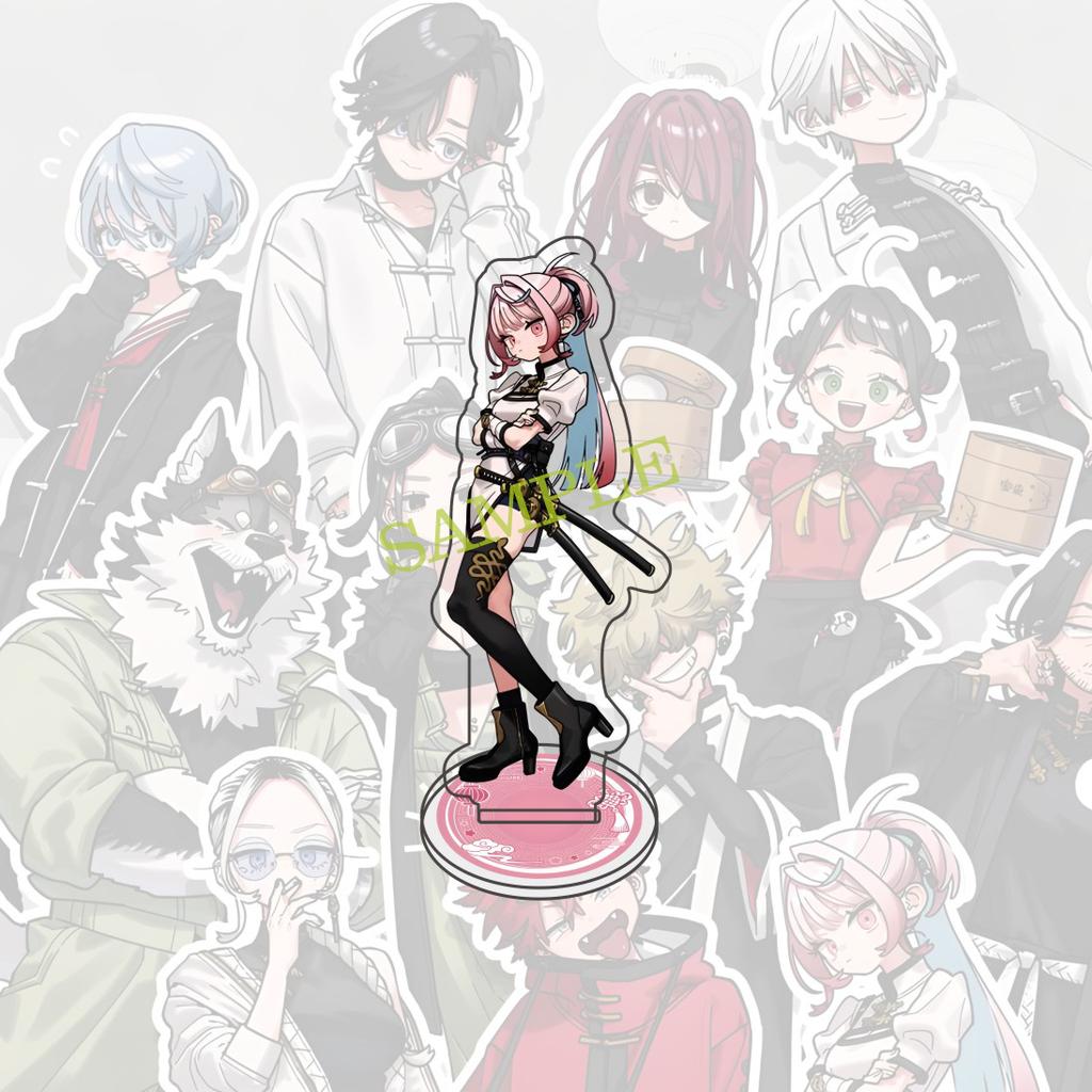 Anime Gokurakugai 10cm acrylic Standing character model  Aruma Tao Saotome Nei Takarai Tatsuomi Ban decoration cute gift