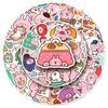 52 Kanahei Stickers: Cute Pink Rabbit Cartoon, Waterproof Decor for Notebooks & Planners