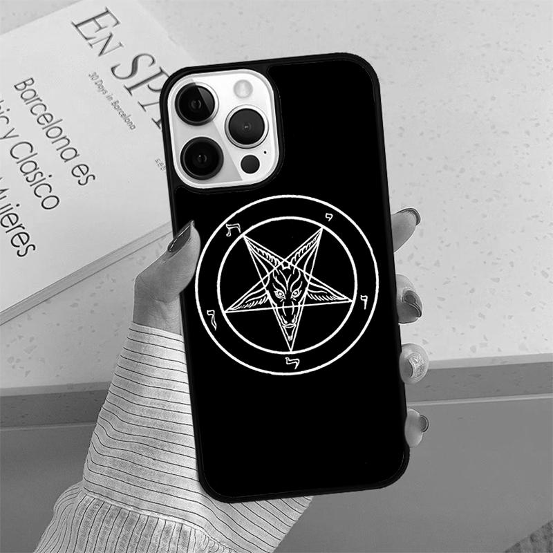 Sigil of Lucifer Phone Case cover For iPhone SE2020 15 16 14 13 Pro Max Coque 12 11 Pro Max For Apple 8 PLUS 7 6S fundas