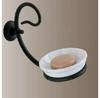 Globo Paestum Wall-mounted Soap Dish White Old Metal