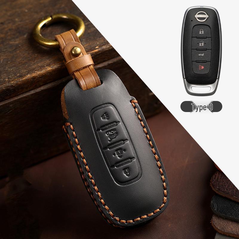 Nissan Key Case: Compatible with 23 Models Including Teana, Ariya, Sylphy, X-Trail, Tiida, Qashqai, and Kicks