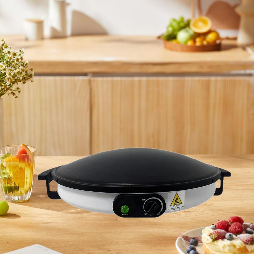 Crepe Machine Non Stick Compact Pancake Pan for Breakfast Tortillas Pancakes