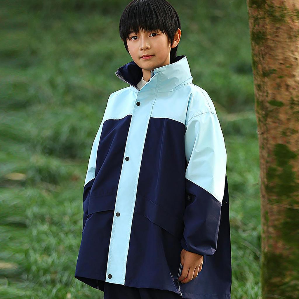Kids Top and Bottom Rain Compatible with School Kids Super Water Night Junior High School Elementary School School Outdoor Rainy Storage Bag Included