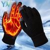 1-10Pairs Winter Cycling Gloves Touch Screen Compatible Pineapple Fleece Lined Thick Warm for Men Women Students Cold Weather