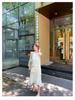 2026 Elegant Korean-Style Lightweight Seaside Spaghetti Strap Beach Dress
