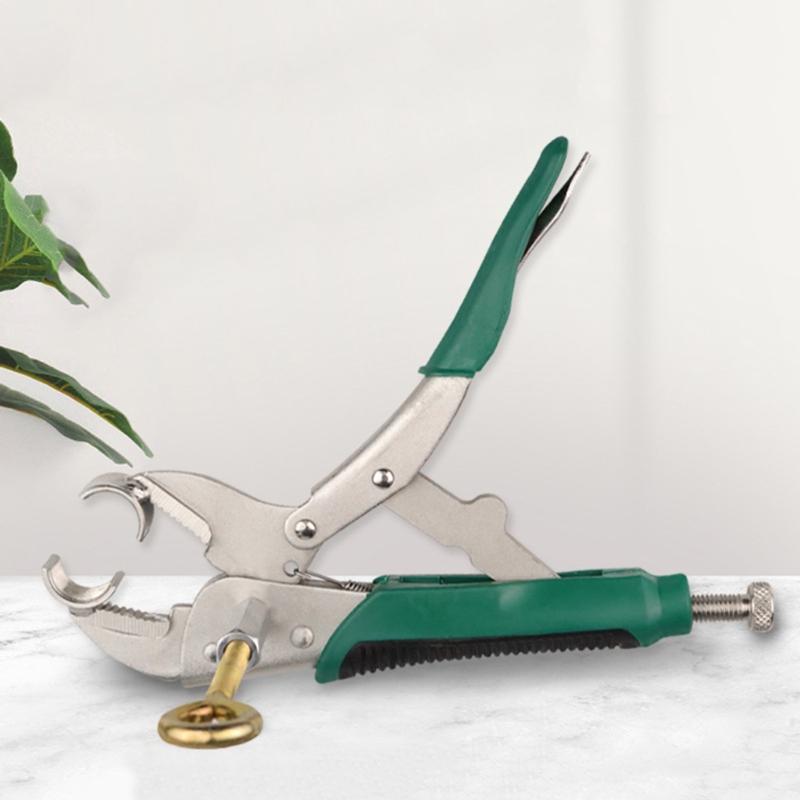 150x65mm Comfortable Handle Welding Pipe Plier Chrome Vanadium Alloy Steel Special Tools for Floor Heating Repair