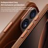 Elephant Leather Full Coverage Magnetic Microfiber Leather PC Phone Case