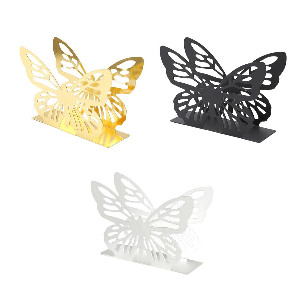 Butterfly Napkin Holder for Table Countertop Organizer Indoor Outdoor Versatile Compact Tissue Dispenser for Picnic Wedding