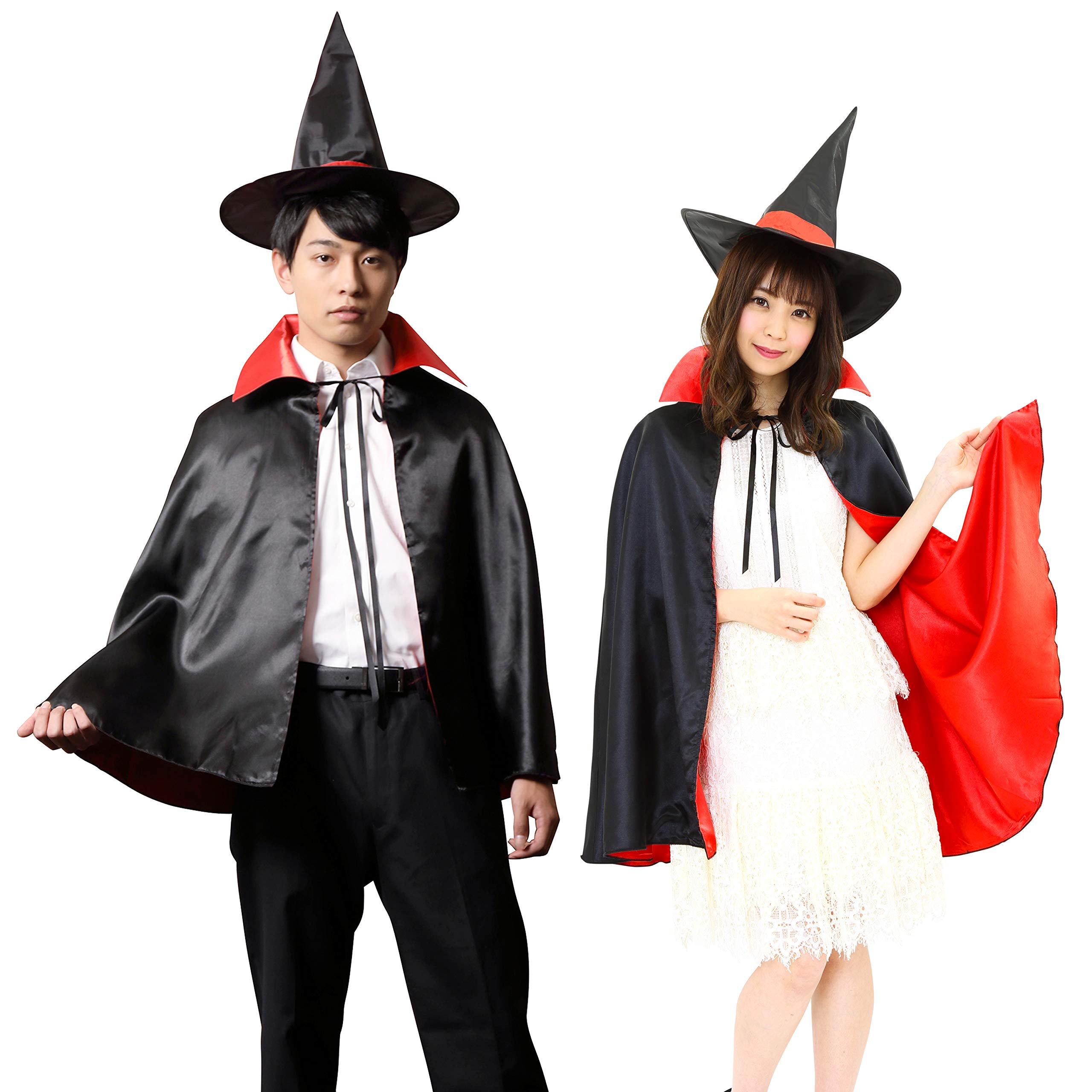 Clearstone Косплей Хэллоуин Двухцветный Обратимый Плащ, Унисекс, Красный