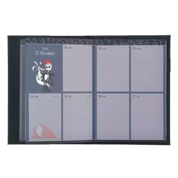 Disney The Nightmare Before Christmas Planner Schedule Book, B6, Embossed 2026 Japan NEW