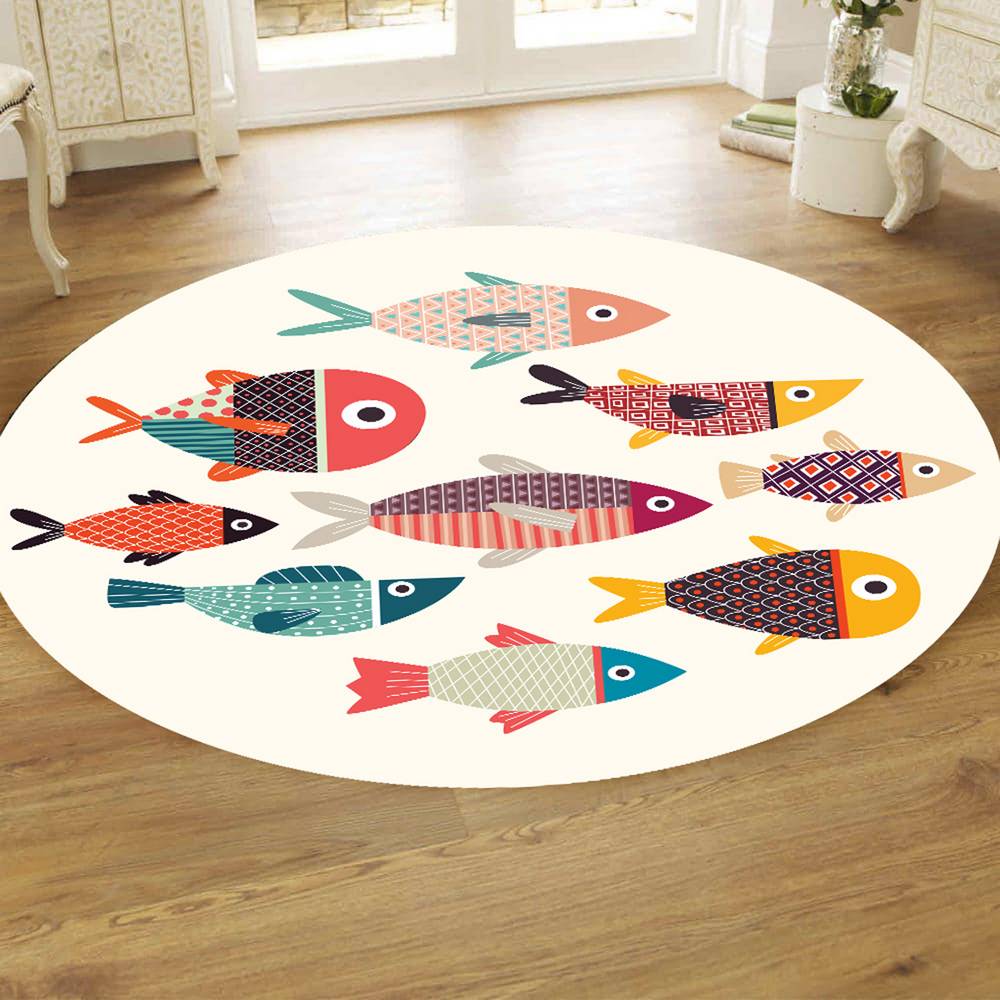 

Mosimoso Home H1062 Ковер с точечной подошвой и цифровой печатью 100x100 cm