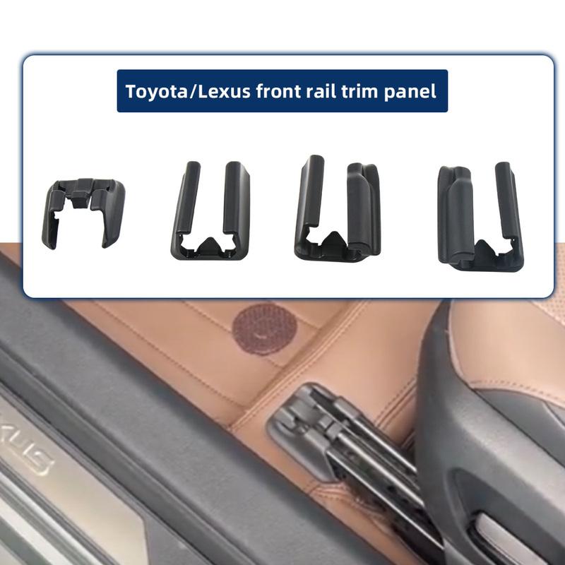 Car Front Seat Slide Rail Molding Trim Cover Fit for Toyota Prius ES Harrier Crown Mirai 2018- Replacement Part 72123-50020