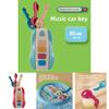 Baby Toy Car Remote Key With Music Functions And Chewfriendly Silicone For Cognitive Development