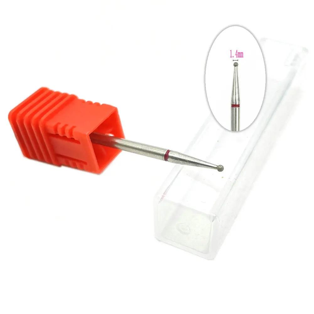 20pcs Diamond Nail Drill Milling Cutter for Manicure Rotary Bits Cuticle Clean Accessory Dental Diamond Burs Polisher 2.35mm