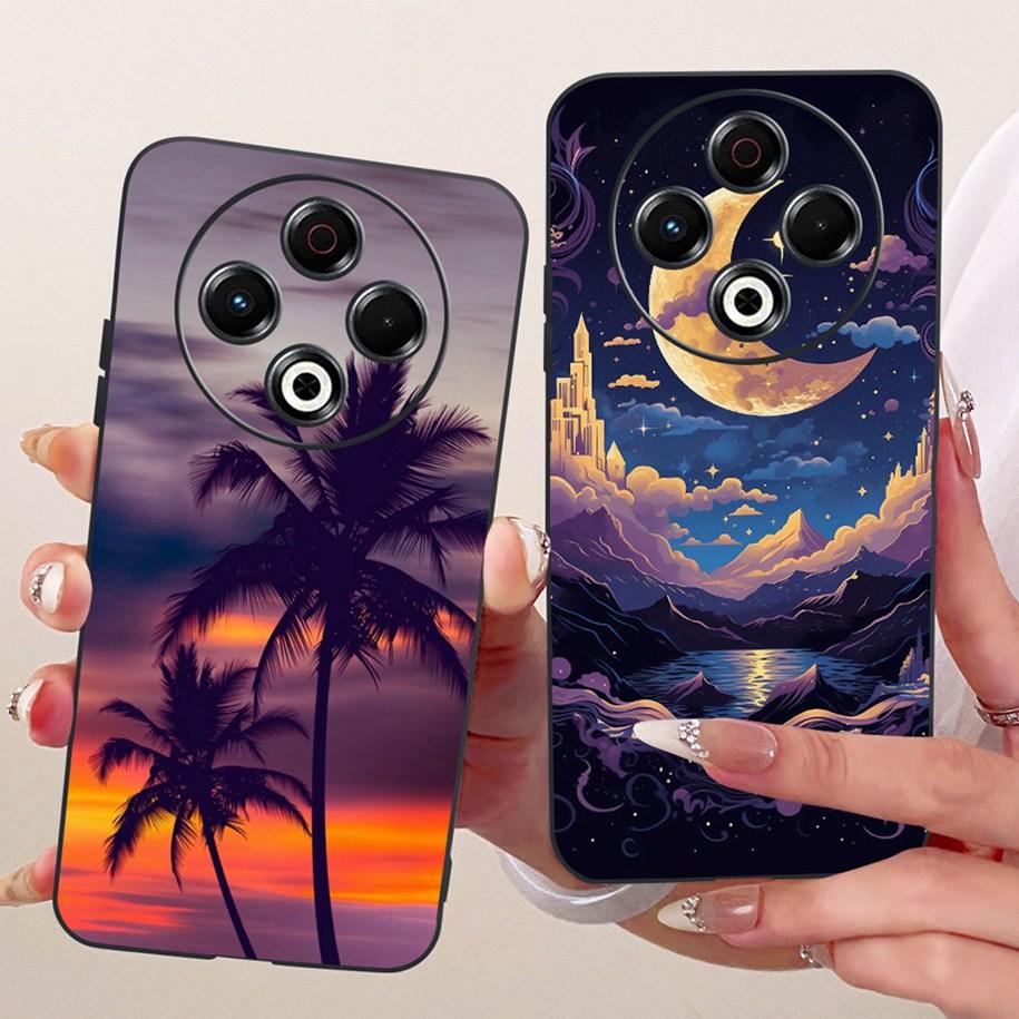 For Tecno Spark 30 30C 4G Case KL6 kl5 kl5n Luxury Painted Soft Silicone Shockproof Cover on Tecno Spark 30 Pro KL7 Spark30 Capa