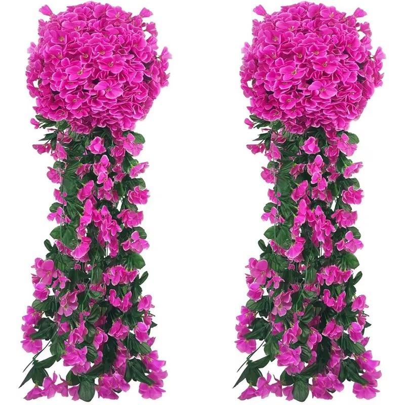 

Artificial Flowers Long Vine Roses Home Decoration Wedding Outdoor Garden Arch Wall Scene Decoration Festival Celebration Plants 1pc сливовый