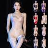Breathable Jumpsuits Underwear Crothless Leotard Nightwear