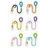 Guinzaglio per addestramento cani in nylon resistente e pelle con catena a P anti-sommossa