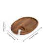 Smooth Surface Goblet Charcuterie Board Wooden Tall Glass Holder Serving Trays  Cheese