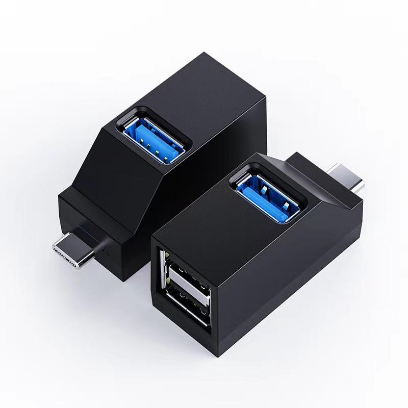 High Speed USB 3.0 HUB Adapter Extender Mini Splitter Box 3 Port Data Transfer USB Splitter Docking Station For PC Laptop Parts
