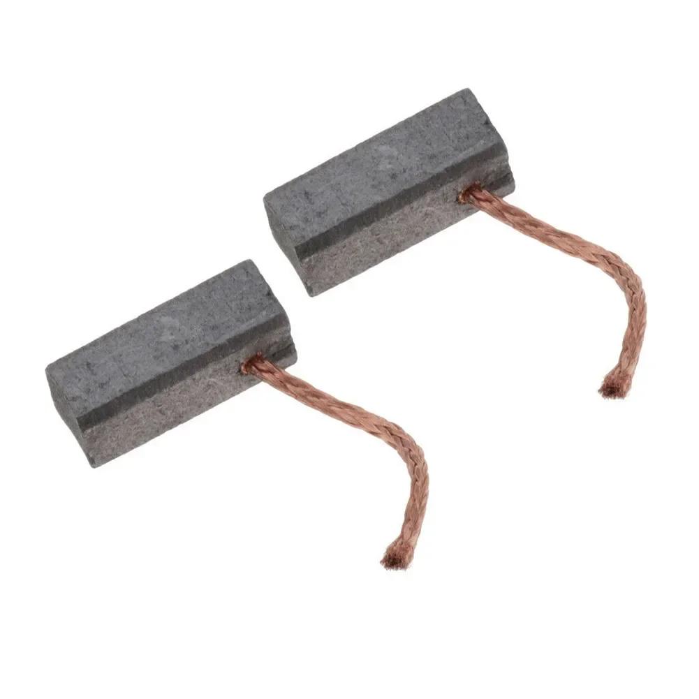 1 Coppia Spazzole di Carbone per Motore Elettrico 3/4/5/6/7/8/9/10mm Ricambio Meccanico per Alzacristalli Veicolo Auto Regolatore Tergicristallo