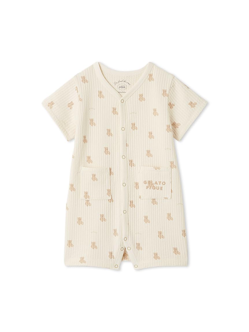Gelato Pique Baby Plush Romper, PBCO259083, Unisex Baby, Size BEG 70