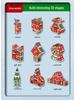 Magnetic Tiles Building Blocks - DIY Christmas Tree Ornament Toys & Magnet Puzzles for Kids