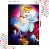 Disney 5d diamond painting full of diamonds diy Cinderella diamond embroidery decorative painting ornaments living room