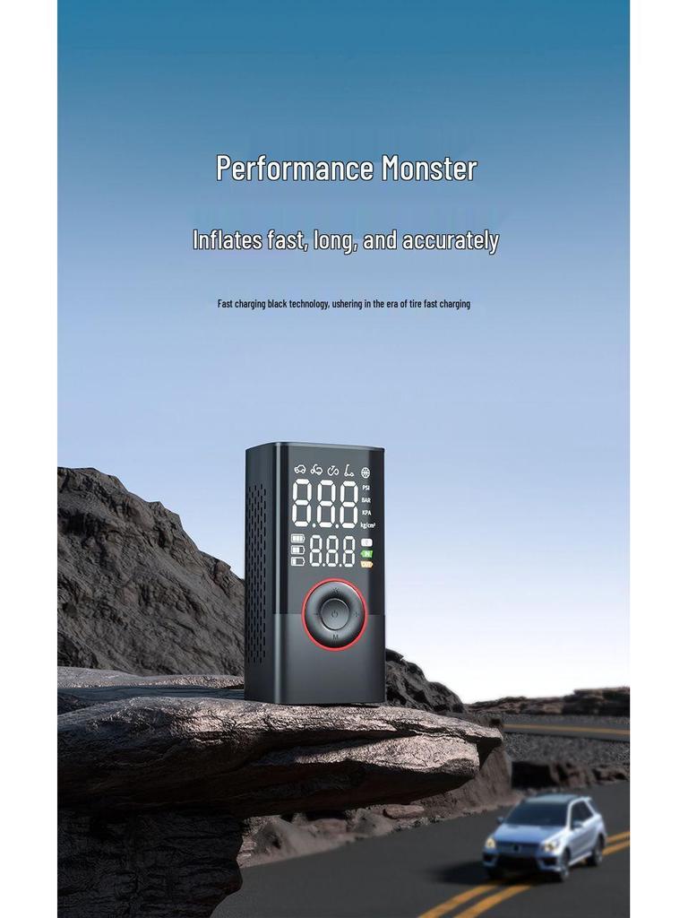 Wireless Smart Portable Tire Inflator for Cars & Bicycles