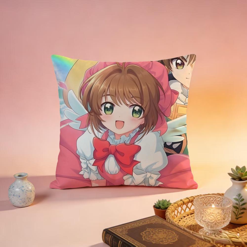Trending CCardcaptor Sakuraed Cushion Cover Premium SkinFriendly Pillow Case MultiPurpose for Home Office Travel