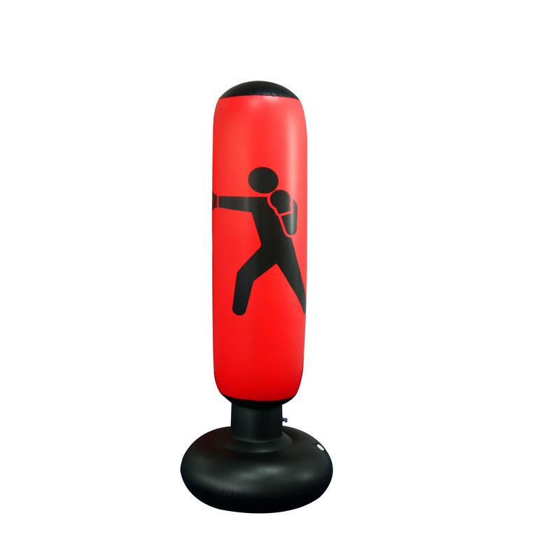 Boxing Column Boxing Target Boxing Sandbag Adult Children Taekwondo Thickened Inflatable Fitness Tumbler Household