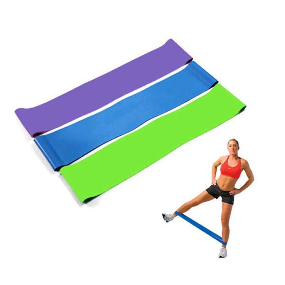 1PC Resistance Band Loop Yoga Pilates Home GYM Fitness Exercise Workout Training Body Pilates Strength Training