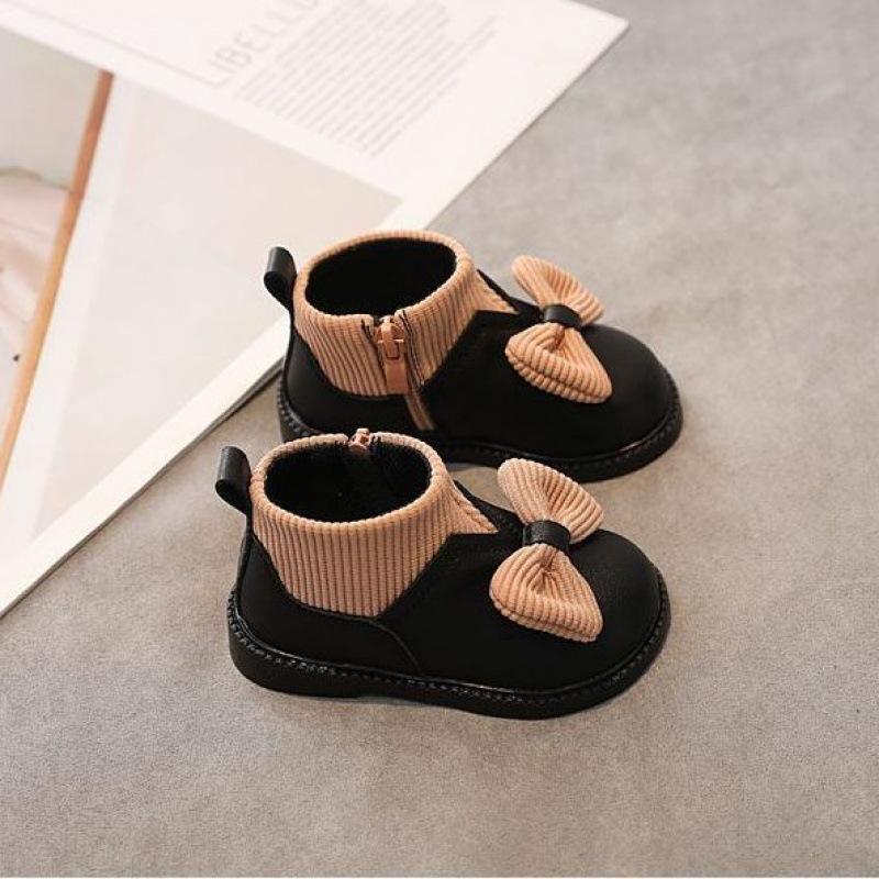 2024 Fată Bebeluș Cizme Scurte de Pluș cu Talpă Moale Pantofi din Piele pentru Copii Pantofi de Prințesă la Modă Pantof pentru Copii pentru Fată Bota Infantil Menina