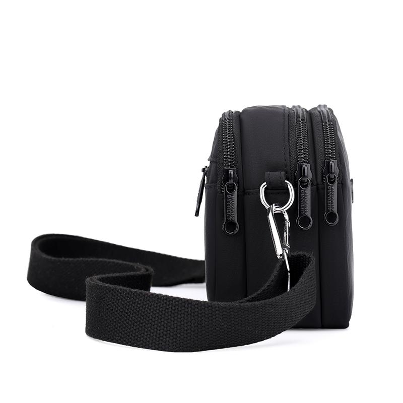 Damentasche Mehrfachtaschen Nylon-Tasche Muttertasche Einfarbig Umhängetasche Crossbody-Tasche