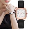 Casual Leather Strap Quartz Wristwatches Simplicity Square Quartz Watch Women's Watch  Women Gift