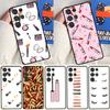 Lippenstift Make-up Telefoonhoesje Voor Samsung Galaxy S24 Ultra S25 Ultra S9 S10 S20 S21 S22 Plus S23 S24 FE Cover