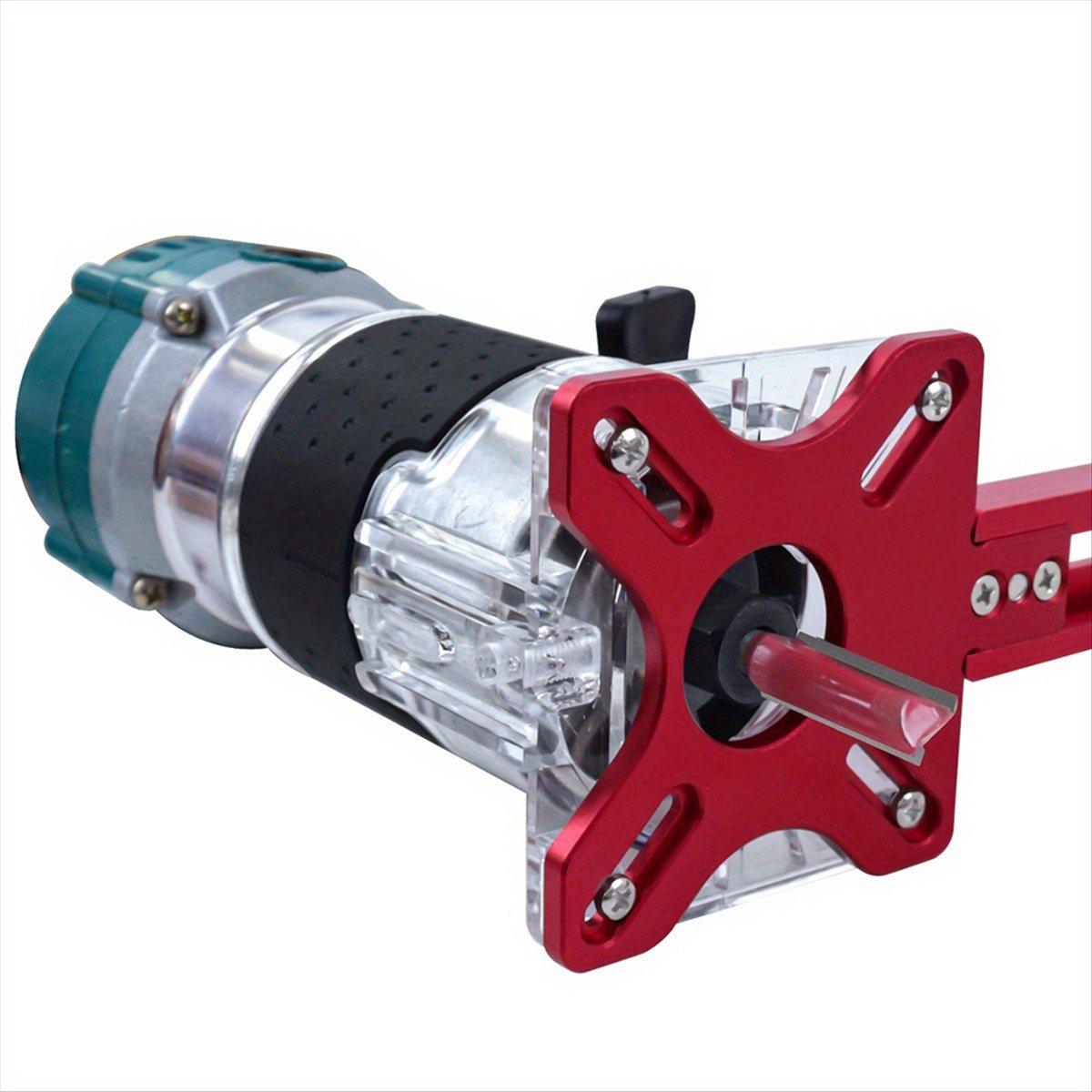 

2025+ Woodworking Aluminum Alloy Trimming Machine Base Backrest Metric Milling Circle Locator Round Hole Slot Locator China Mainland