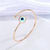 Lucky Turkish Blue Evil Eye Bracelet Bangles for Women Men Simple Round Bead Bracelet Wishing Bracelet Ladies Charm Jewelry Gift