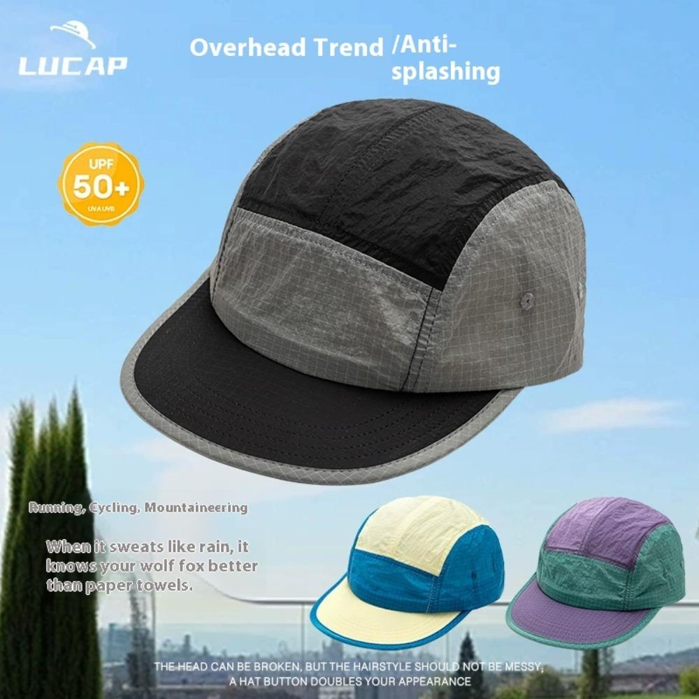 Outdoor Sun Protection Fabric Baseball Cap Quick-Dry Lightweight Upf50+ Uv Protection Unisex For Summer Hiking Camping Sports