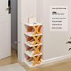 Compact Lightweight Shoe Rack: Space-Saving, Removable Storage for Dorms & Indoor Use