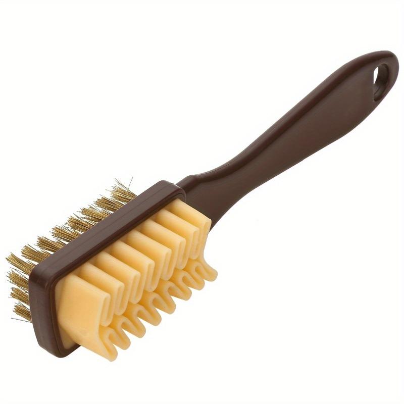 1pcs 2-Sided Cleaning Brush Rubber Eraser Set Fit for Suede Nubuck Shoes Steel + Plastic + Rubber Boot Cleaner