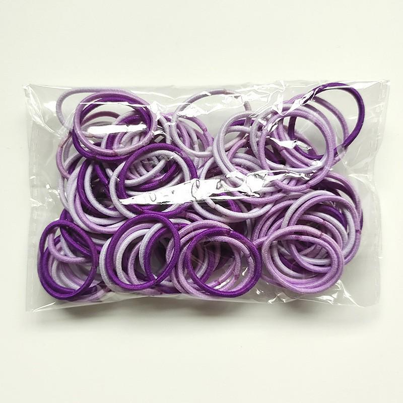 100 Korean-Style Children's Hair Ties - Gentle Baby Hair Accessories for Little Girls