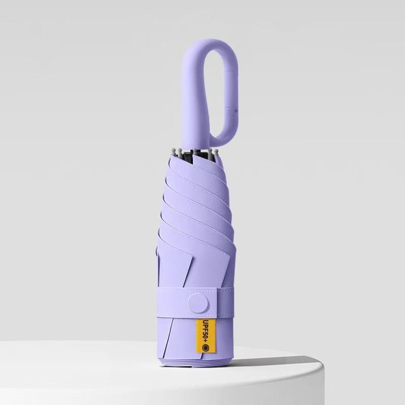 50% Off: Ultra-Light, Dual-Use Sun & Rain Pocket Umbrella for Men and Women - Mini Capsule, Five-Fold Design