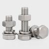 MASHIFU 304 Stainless Steel Hex Head Bolt & Nut Washer Set
