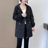 Winter Jacket Cotton Warm Puffer Coat Women Casual Parkas With Lining Plush hooded trench Outwear Women's Clothes