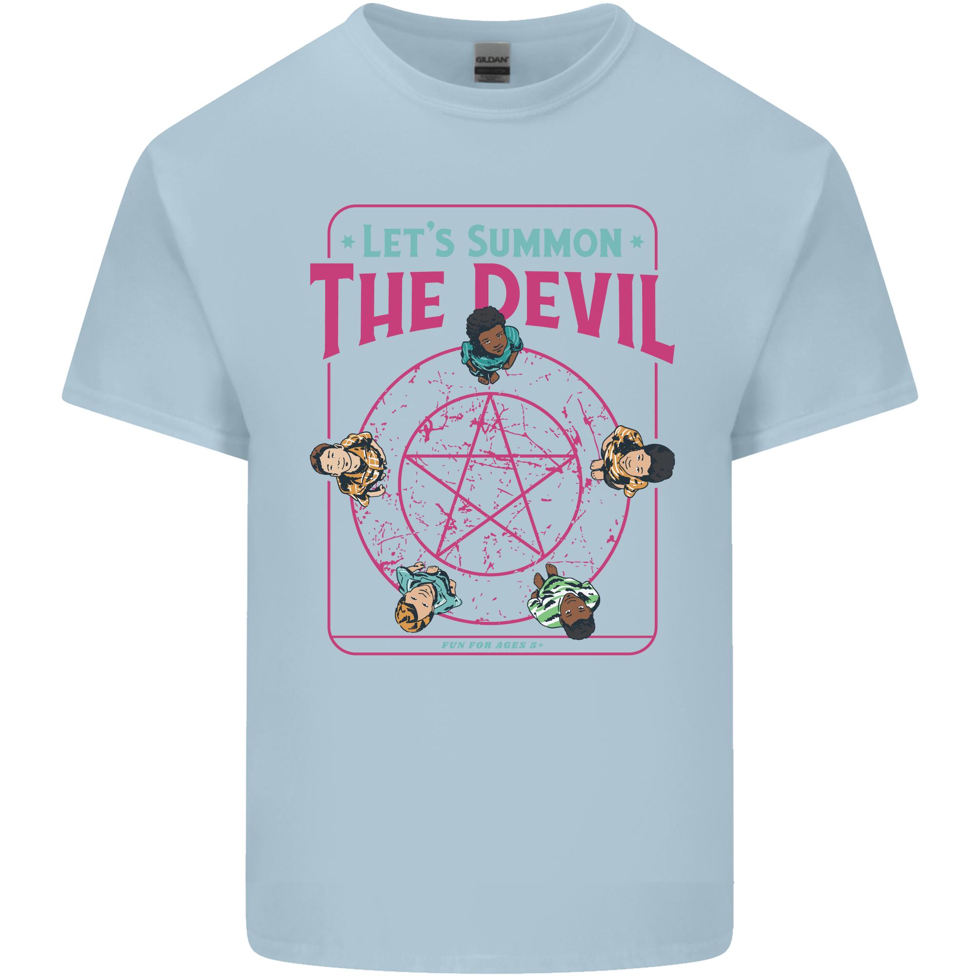 Lets Summon the Devil Ouija Board Demons Unisexs Light Cotton TShirt S