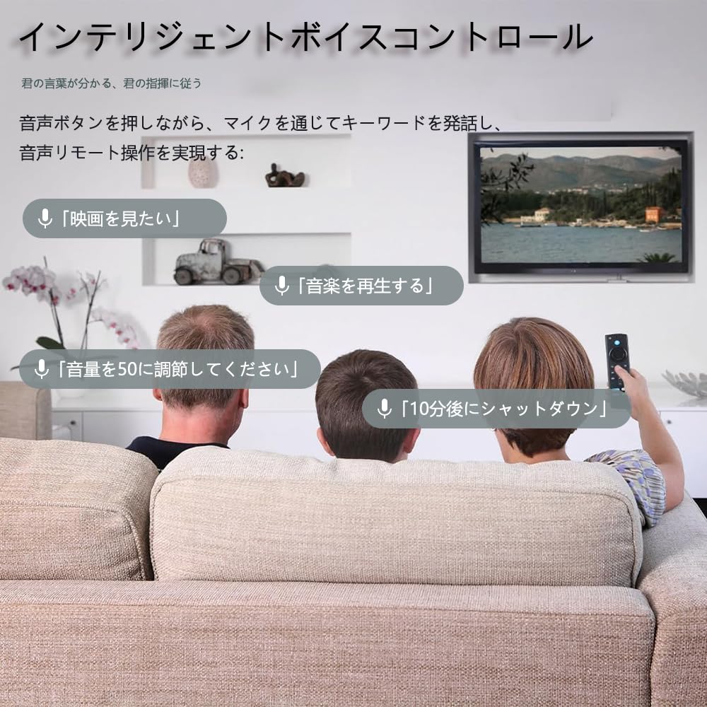 Ersatzfernbedienung für Fire TV Stick Light MAX CUBE Fernbedienung mit voreingestellten App-Tasten und Sprach-TV-Fernbedienung Ersatzfernbedienung Japanisch