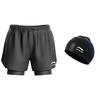 Li Ning Sports Fashion Collection Swim Pants Men's Black LSKT606